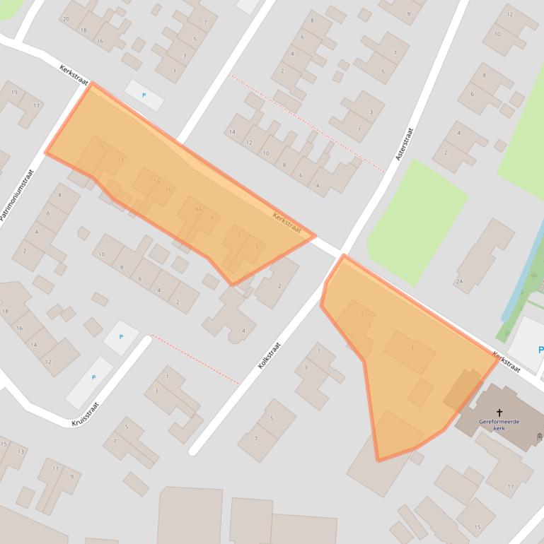 Kaart van postcodegebied 9853PN.