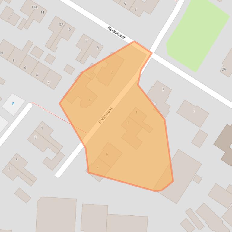 Kaart van postcodegebied 9853PS.