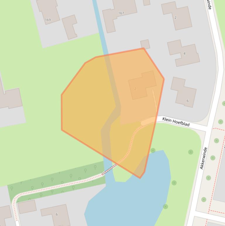 Kaart van postcodegebied 9861EL.