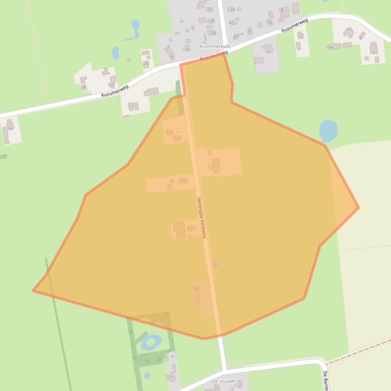 Kaart van postcodegebied 9862TG.