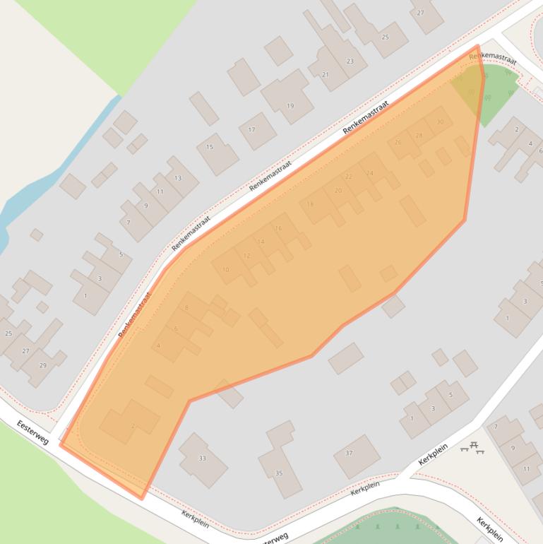 Kaart van postcodegebied 9863PR.