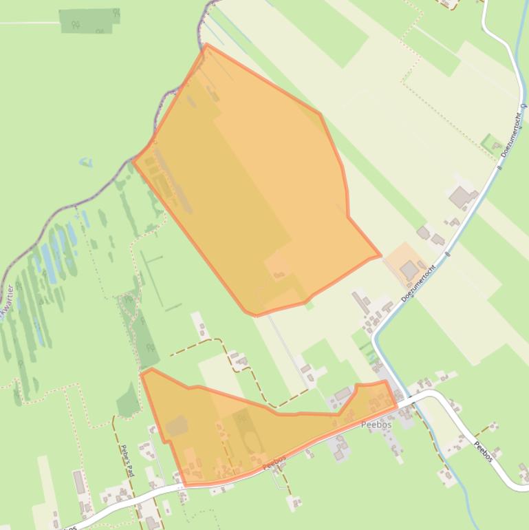 Kaart van postcodegebied 9863TH.