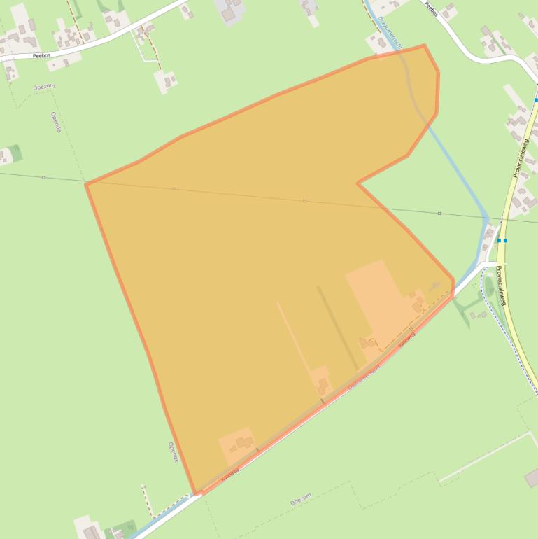 Kaart van postcodegebied 9863TM.