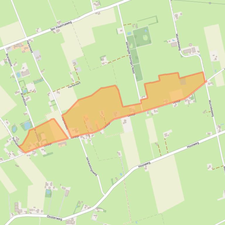 Kaart van postcodegebied 9863TP.