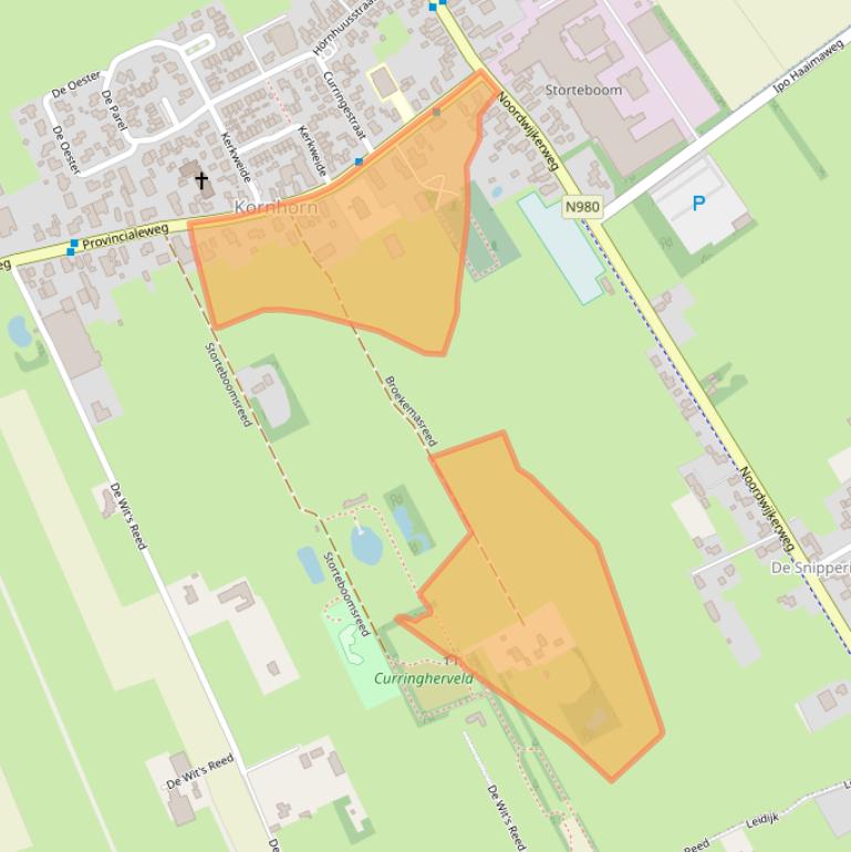 Kaart van postcodegebied 9864PE.