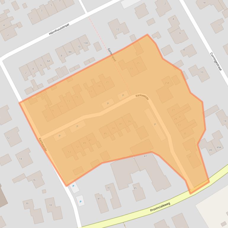 Kaart van postcodegebied 9864PH.