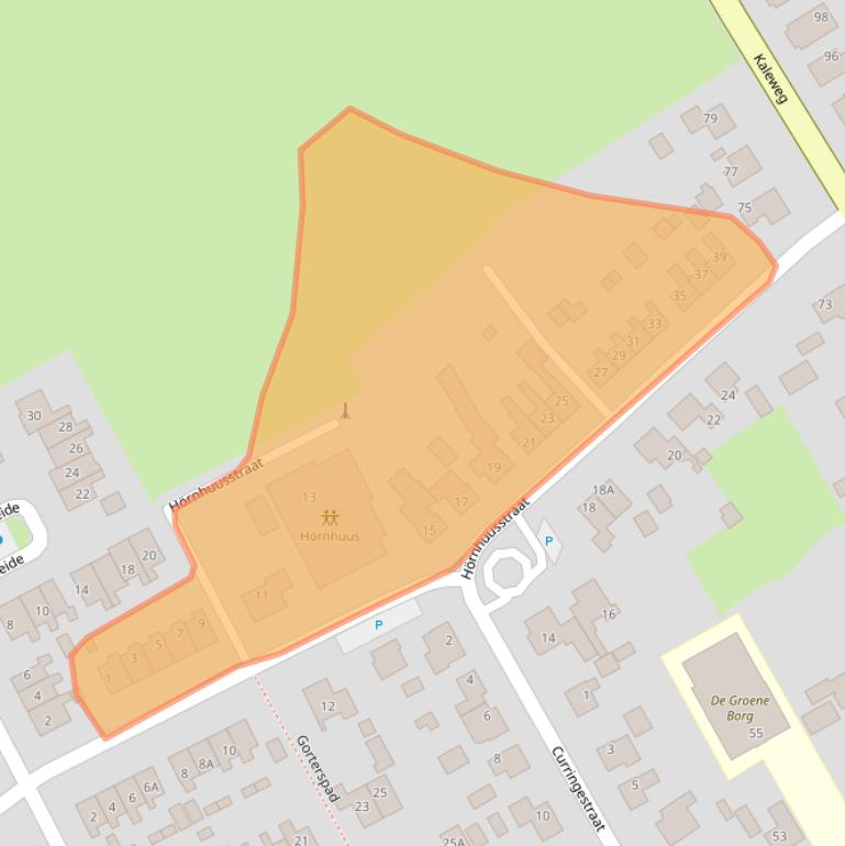 Kaart van postcodegebied 9864PL.