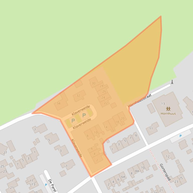 Kaart van postcodegebied 9864PP.