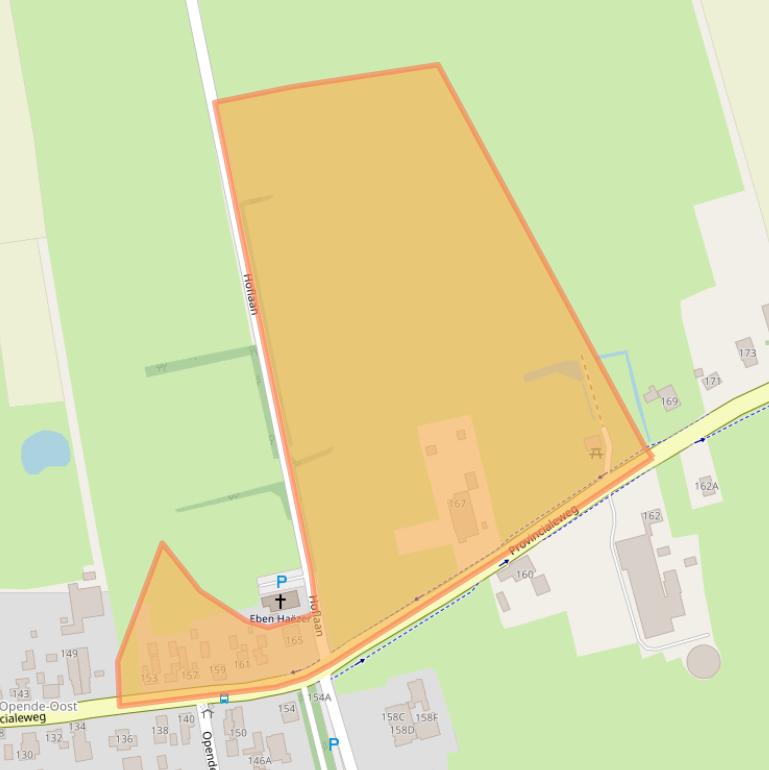 Kaart van postcodegebied 9865AG.