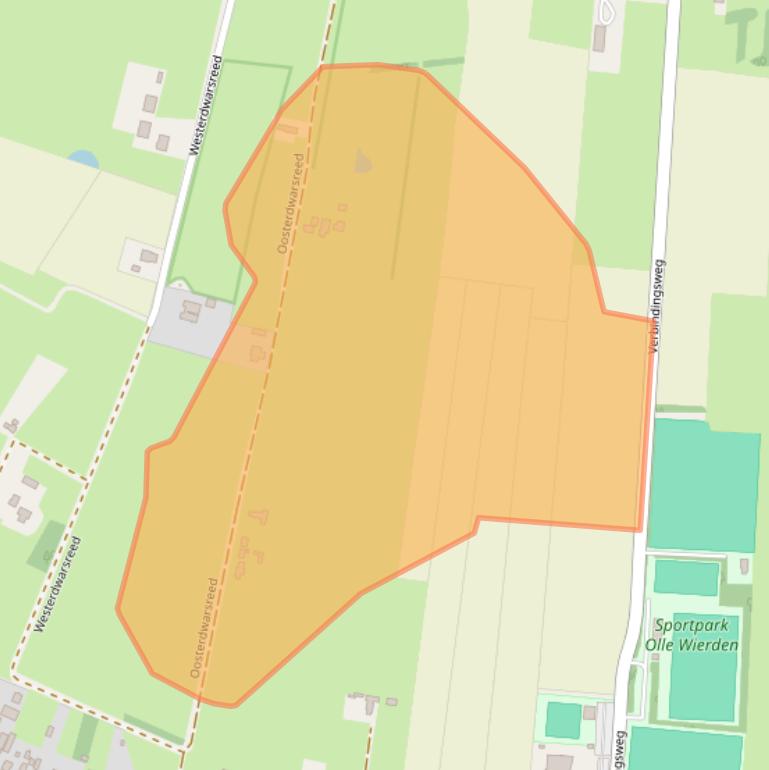 Kaart van postcodegebied 9865AP.