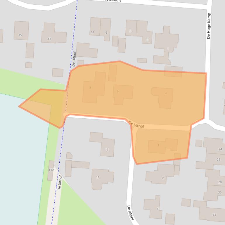 Kaart van postcodegebied 9865BT.