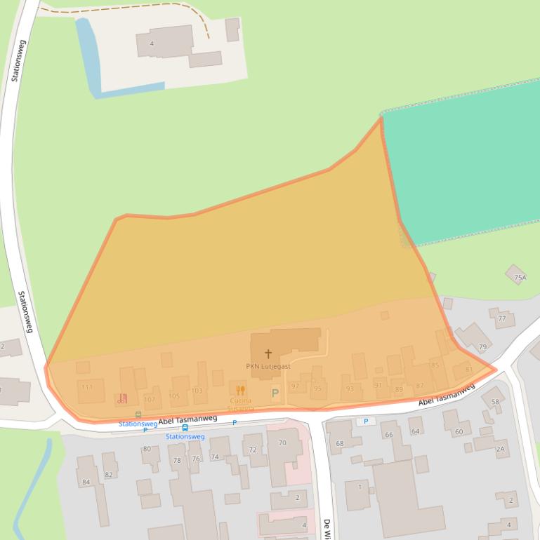 Kaart van postcodegebied 9866AB.