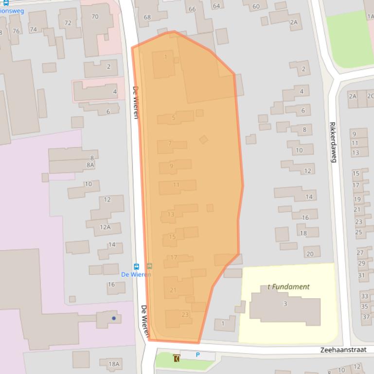 Kaart van postcodegebied 9866AH.