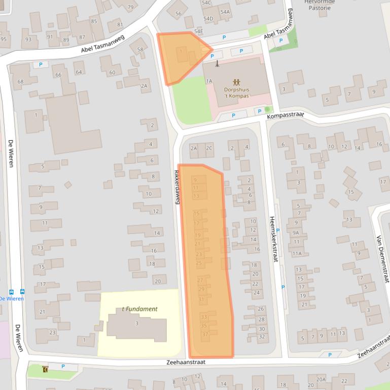 Kaart van postcodegebied 9866AM.