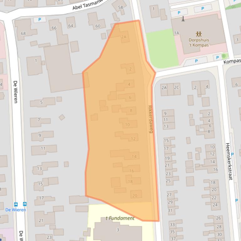 Kaart van postcodegebied 9866AN.