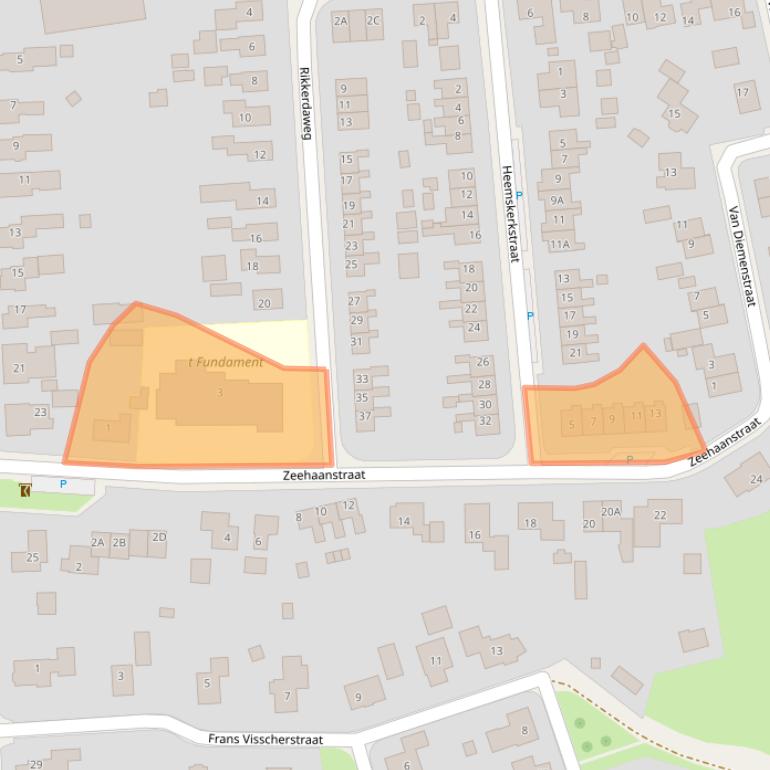 Kaart van postcodegebied 9866AT.