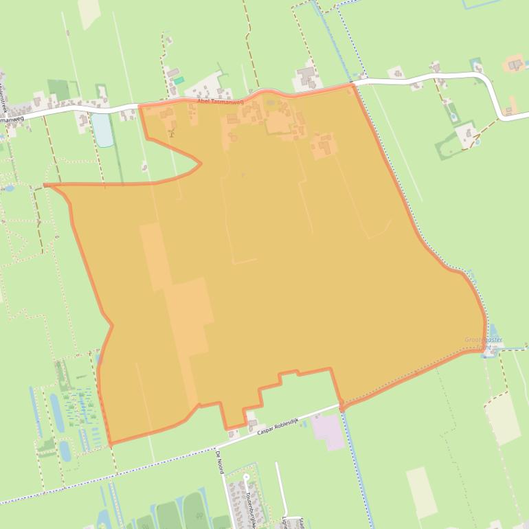 Kaart van postcodegebied 9866TC.