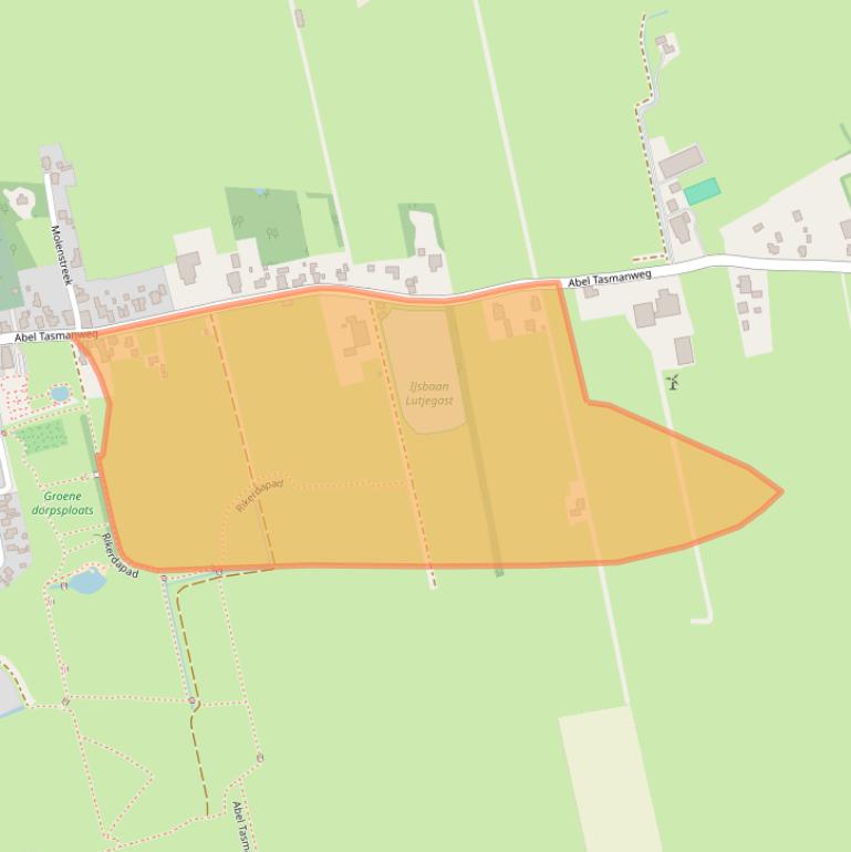 Kaart van postcodegebied 9866TD.