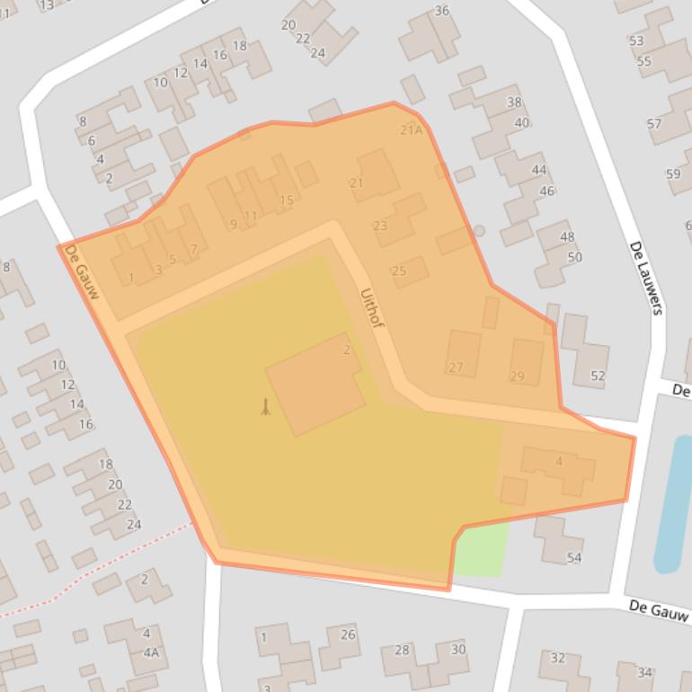 Kaart van postcodegebied 9873RL.