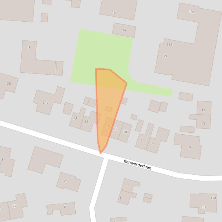 Kaart van postcodegebied 9883AA.