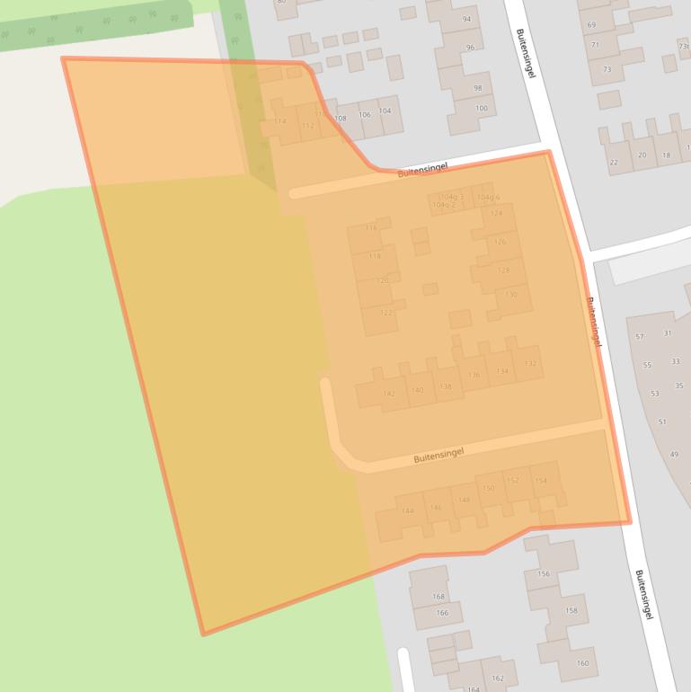 Kaart van postcodegebied 9883SL.