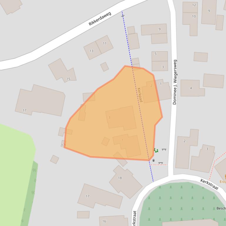 Kaart van postcodegebied 9884PD.