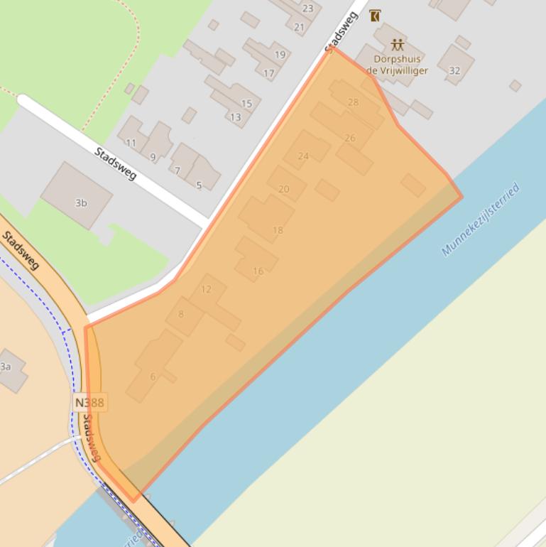 Kaart van postcodegebied 9885PB.