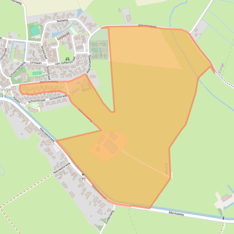 Kaart van postcodegebied 9891BB.