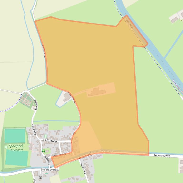 Kaart van postcodegebied 9892PH.