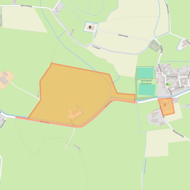 Kaart van postcodegebied 9892TA.