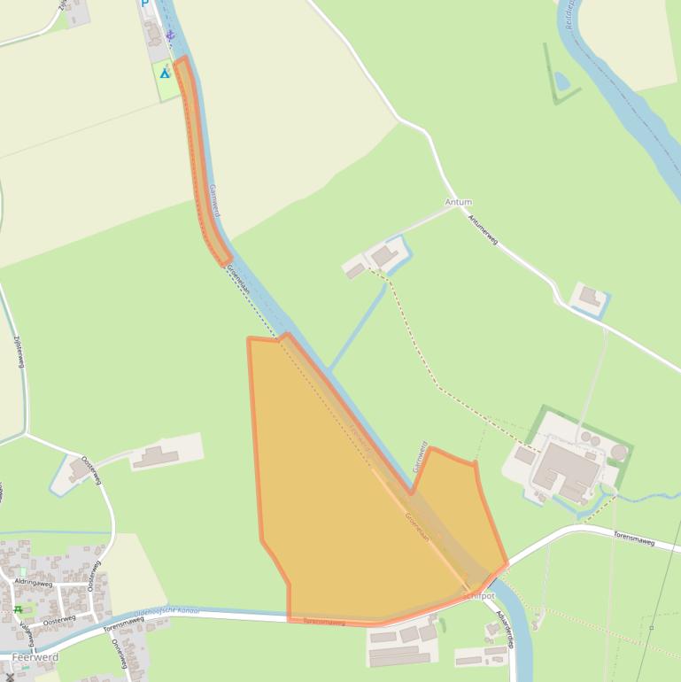 Kaart van postcodegebied 9892TH.