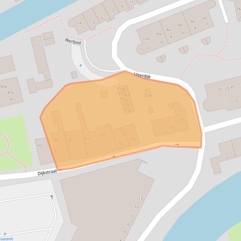 Kaart van postcodegebied 9901AR.