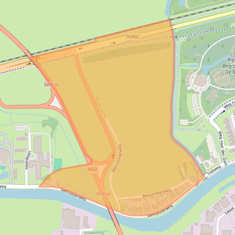 Kaart van postcodegebied 9901BT.