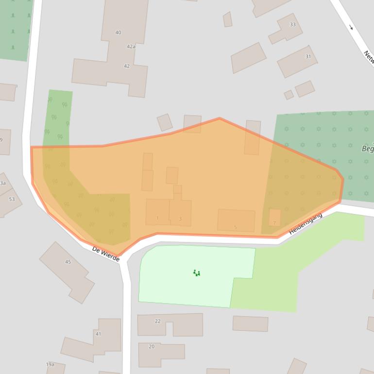 Kaart van postcodegebied 9901EP.