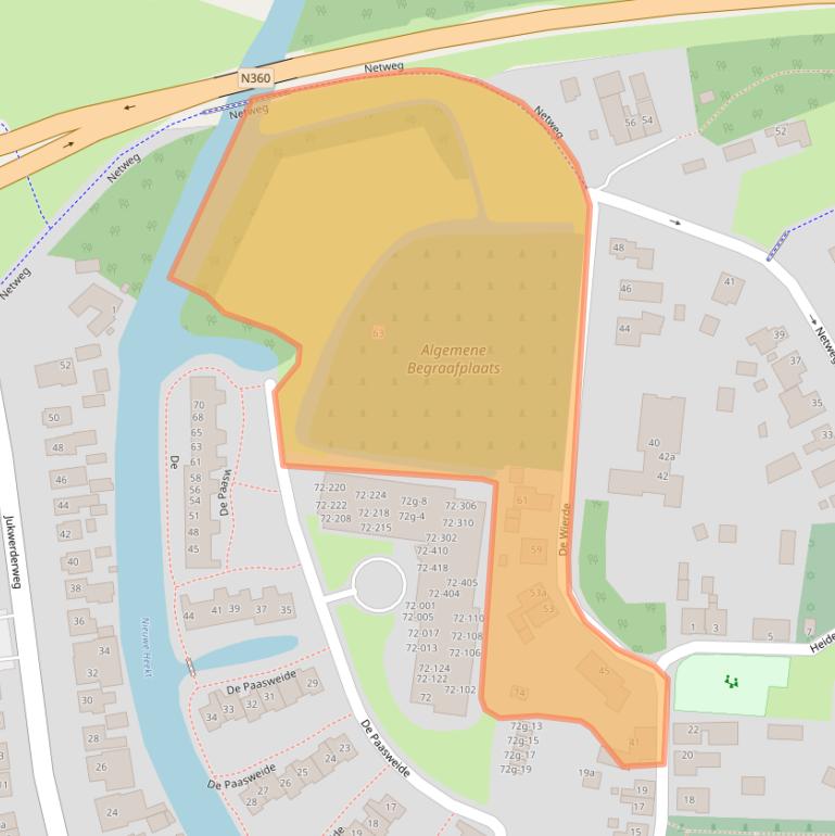 Kaart van postcodegebied 9901ES.