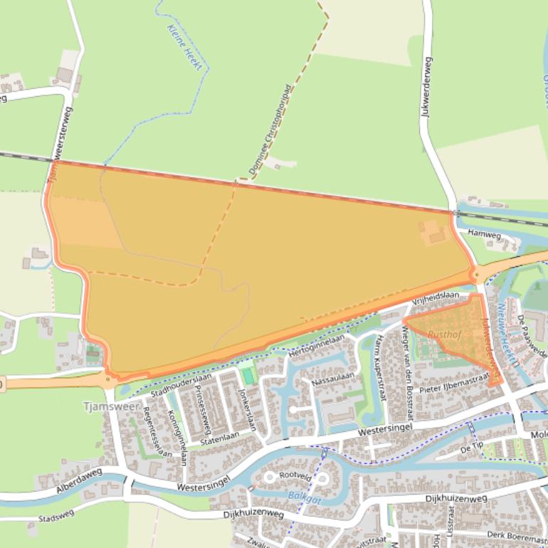 Kaart van postcodegebied 9901GL.