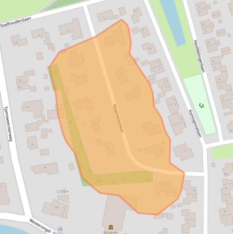 Kaart van postcodegebied 9901HM.