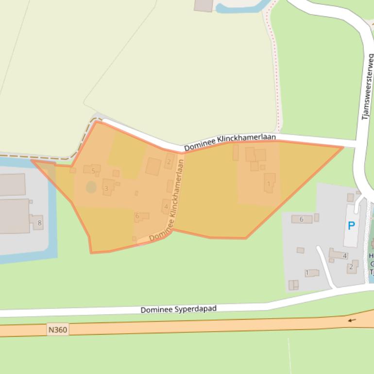 Kaart van postcodegebied 9901TD.