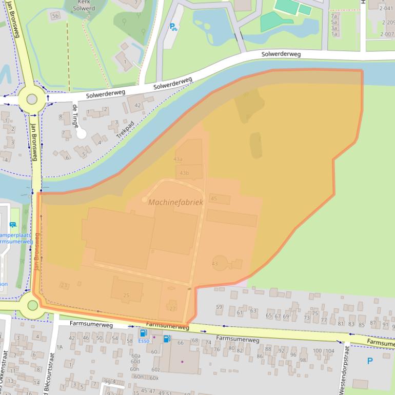 Kaart van postcodegebied 9902BL.