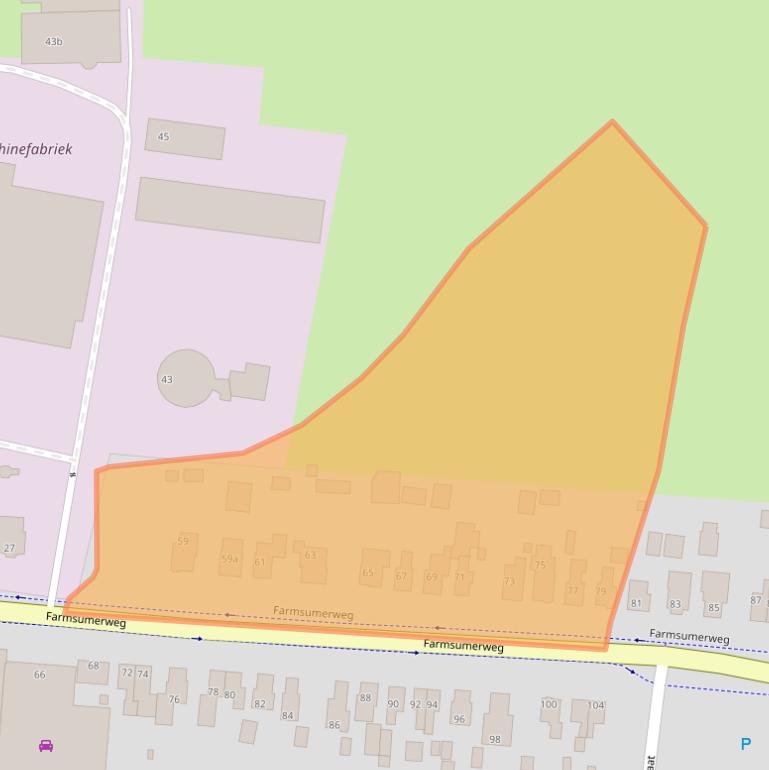 Kaart van postcodegebied 9902BM.