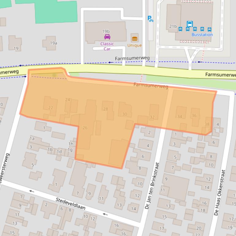 Kaart van postcodegebied 9902BS.