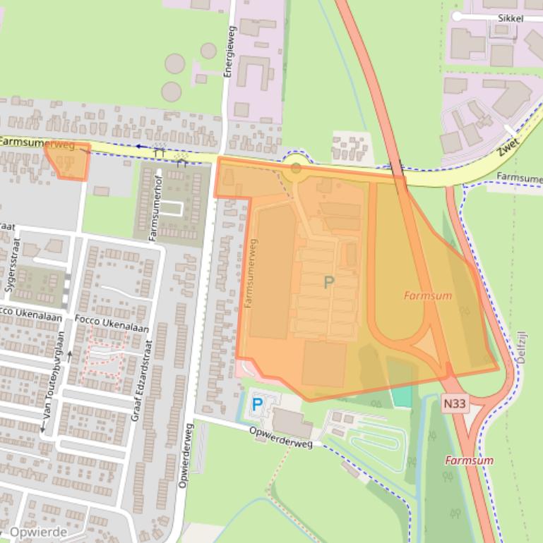 Kaart van postcodegebied 9902BW.