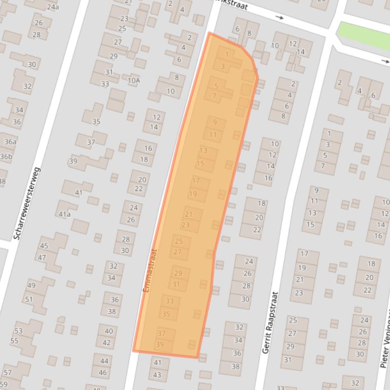 Kaart van postcodegebied 9902CP.