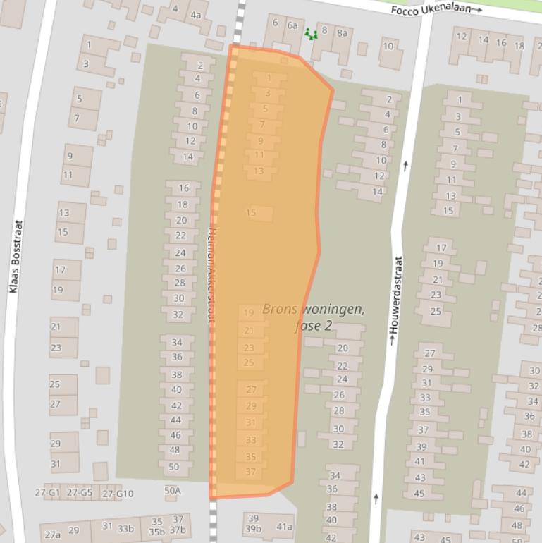 Kaart van postcodegebied 9902GE.