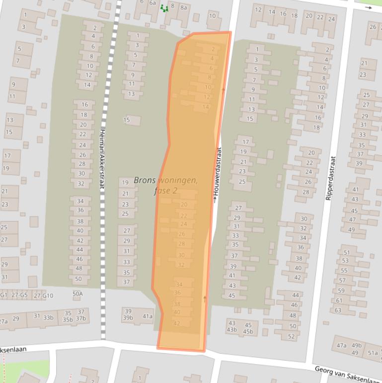 Kaart van postcodegebied 9902GK.