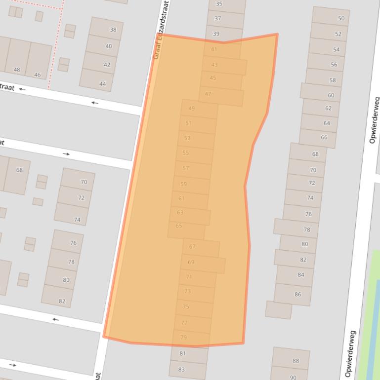 Kaart van postcodegebied 9902HR.