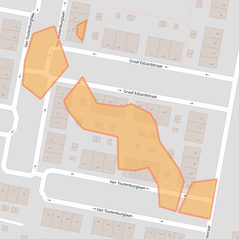 Kaart van postcodegebied 9902HX.