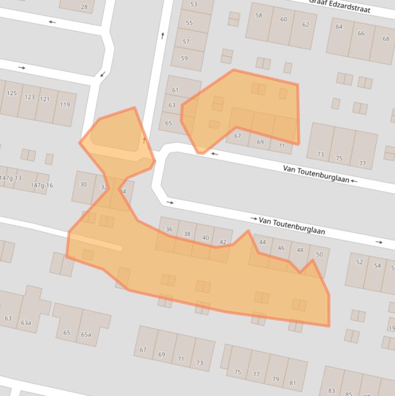 Kaart van postcodegebied 9902HZ.