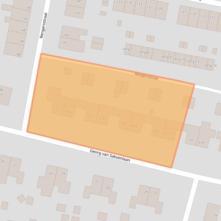 Kaart van postcodegebied 9902JG.