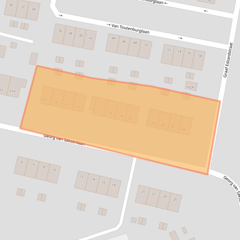 Kaart van postcodegebied 9902JJ.